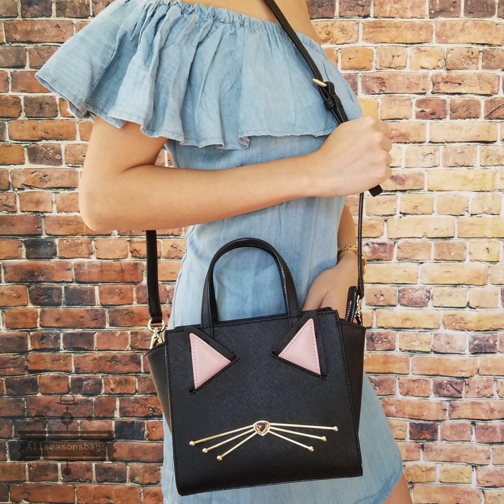 ⬇️DROPPED Kate spade mini Hayden jazz things cat - Picture 8 of 8